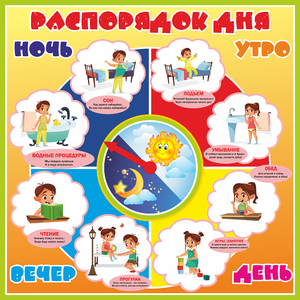 Стенд "Распорядок дня" - fgospostavki.ru - Воронеж