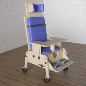 Стул для ребенка с ОВЗ «Новые горизонты» №3 со столешницей фиолетовый - fgospostavki.ru - Воронеж