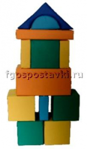 Мягкий модуль-конструктор "Городок" (12 элементов) - fgospostavki.ru - Воронеж