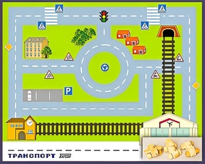 Игровой набор "Транспорт" - fgospostavki.ru - Воронеж