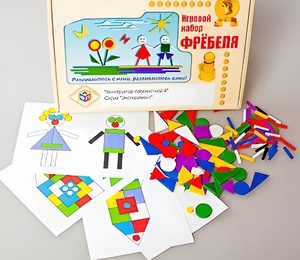 Игровой набор Фребеля "Конструктор плоскостной-4" (Серия "Эксперимент") - fgospostavki.ru - Воронеж