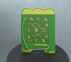 Бизиборд «Зеленый лабиринт» - fgospostavki.ru - Воронеж