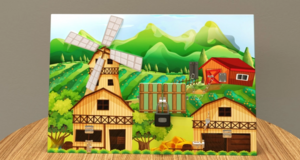 Настенная панель «Деревенский двор» - fgospostavki.ru - Воронеж