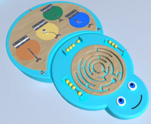 Настенный игровой элемент «Гусеница» - fgospostavki.ru - Воронеж