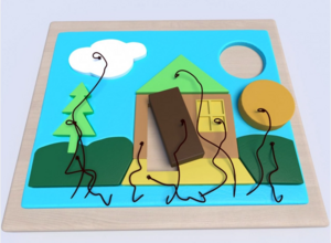 Настенная панель «Домик» - fgospostavki.ru - Воронеж