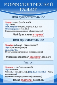 Стенд "Морфологический разбор" - fgospostavki.ru - Воронеж