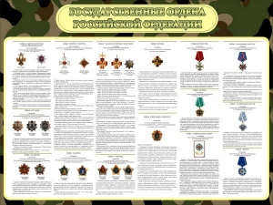 Стенд "Государственные ордена РФ" - fgospostavki.ru - Воронеж