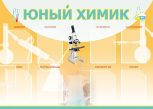 Стенд "Юный химик" Вариант 1 - fgospostavki.ru - Воронеж