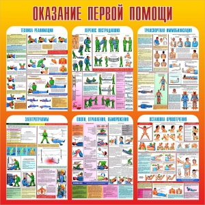 Стенд "Оказание первой помощи" - fgospostavki.ru - Воронеж