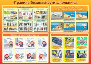 Стенд "Правила безопасности школьника" - fgospostavki.ru - Воронеж