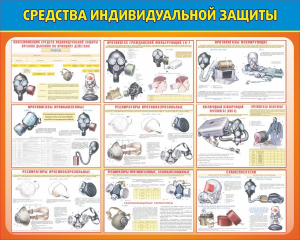Стенд "Средства индивидуальной защиты" Вариант 2 - fgospostavki.ru - Воронеж