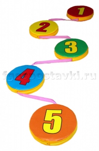 Дорожка "Змейка-шагайка-геометрическая" с цифрами - fgospostavki.ru - Воронеж