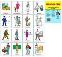 Раздаточные карточки "Профессии" - fgospostavki.ru - Воронеж