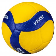 Мяч волейбольный Mikasa V200W (размер 5, синтетическая кожа, профессиональный) - fgospostavki.ru - Воронеж