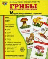 Демонстрационные карточки "Грибы съедобные и не съедобные" - fgospostavki.ru - Воронеж