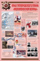 Плакат "Великая Отечественная война: Крах гитлеровского плана «молниеносной войны» " - fgospostavki.ru - Воронеж