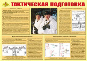 Плакат "Тактическая подготовка" - fgospostavki.ru - Воронеж