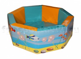Сухой бассейн восьмигранный с шелкографией - fgospostavki.ru - Воронеж