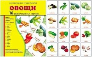 Демонстрационные карточки "Овощи" - fgospostavki.ru - Воронеж