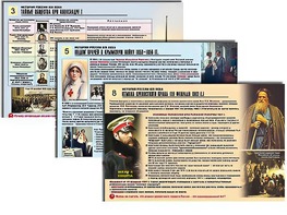 Комплект таблиц по истории "История России XIX в." раздаточные (цветные, ламинированные, А4, 10 штук) - fgospostavki.ru - Воронеж