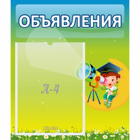 Стенд "Объявления" №6 - fgospostavki.ru - Воронеж