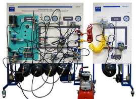 Лабораторный стенд «Пневматическая система грузового автомобиля КАМАЗ с прицепом» - fgospostavki.ru - Воронеж