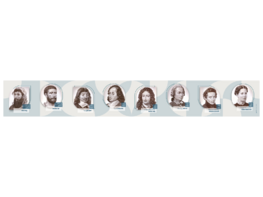 Стенд-лента "Выдающиеся деятели математики" - fgospostavki.ru - Воронеж