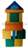 Мягкий модуль-конструктор "Городок" (12 элементов) - fgospostavki.ru - Воронеж