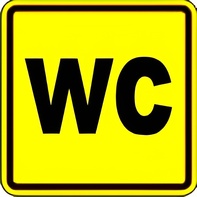 Тактильный знак (WC) 100х100 - fgospostavki.ru - Воронеж
