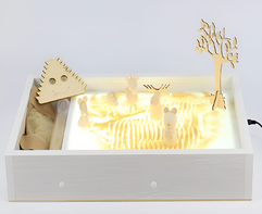 Световой планшет для рисования песком Белый - fgospostavki.ru - Воронеж