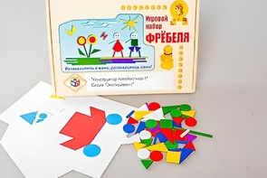 Игровой набор Фребеля "Конструктор плоскостной-1" (Серия "Эксперимент") - fgospostavki.ru - Воронеж