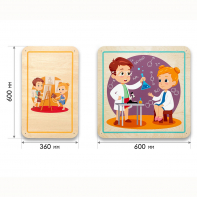 Набор стеновых панелей «Мои увлечения - Весёлые эксперименты» - fgospostavki.ru - Воронеж