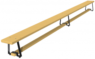 Скамейка гимнастическая (металлические ножки) (4 м)  - fgospostavki.ru - Воронеж