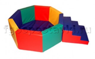 Сухой бассейн восьмигранный с лесенкой - fgospostavki.ru - Воронеж