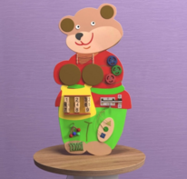 Бизиборд «Мишка Потапыч» - fgospostavki.ru - Воронеж