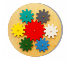 Бизиборд «Цветные шестеренки» - fgospostavki.ru - Воронеж