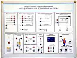 Типовой комплект учебного оборудования «Электробезопасность в установках до 1000 В»  - fgospostavki.ru - Воронеж