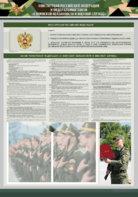 Стенд-уголок "Конституция Российской Федерации и Федеральный закон "О воинской обязанности и военной службе" - fgospostavki.ru - Воронеж