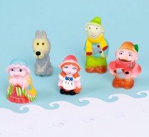 Набор резиновых игрушек «Красная шапочка» - fgospostavki.ru - Воронеж