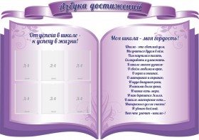 Стенд "Азбука достижений" (резной стенд из 3-х частей) - fgospostavki.ru - Воронеж