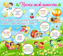 Стенд "Уроки вежливости" - fgospostavki.ru - Воронеж