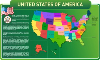 Стенд "United States Of America" - fgospostavki.ru - Воронеж