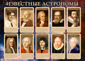 Стенд "Известные астрономы" - fgospostavki.ru - Воронеж