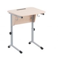 Стол ученический с наклоном столешницы (0-24°) на плоскоовальной трубе - fgospostavki.ru - Воронеж