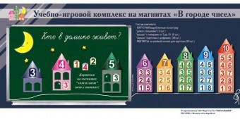 "В городе чисел". Для лучшего понимания и запоминания состава чисел первого десятка - fgospostavki.ru - Воронеж