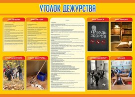 Стенд "Уголок дежурства" - fgospostavki.ru - Воронеж