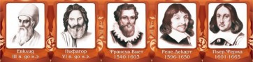 Стенд "Великие математики, I часть" - fgospostavki.ru - Воронеж