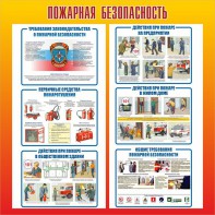 Стенд "Пожарная безопасность" Вариант 4 - fgospostavki.ru - Воронеж