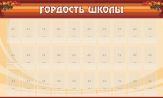 Стенд "Гордость школы" Вариант 2 - fgospostavki.ru - Воронеж