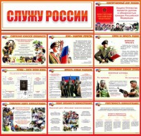 Стенд "Служу России" - fgospostavki.ru - Воронеж
